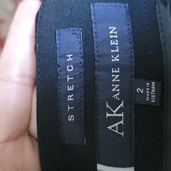 Anne Klein Black Stretch Trousers - Picture 5 of 7